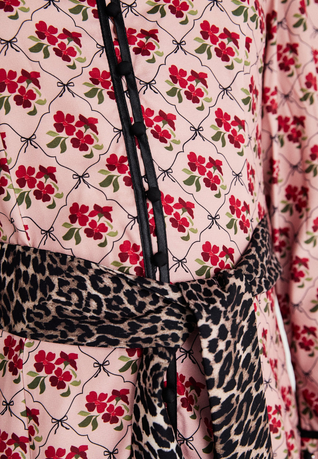Sister Jane LATTICE FLORAL MIDI DRESS