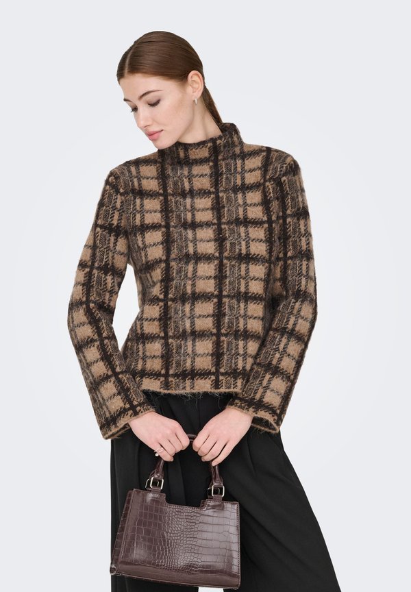 ONLY Knitted ONLLOUISE Knitted - Jumper - chocolate torte