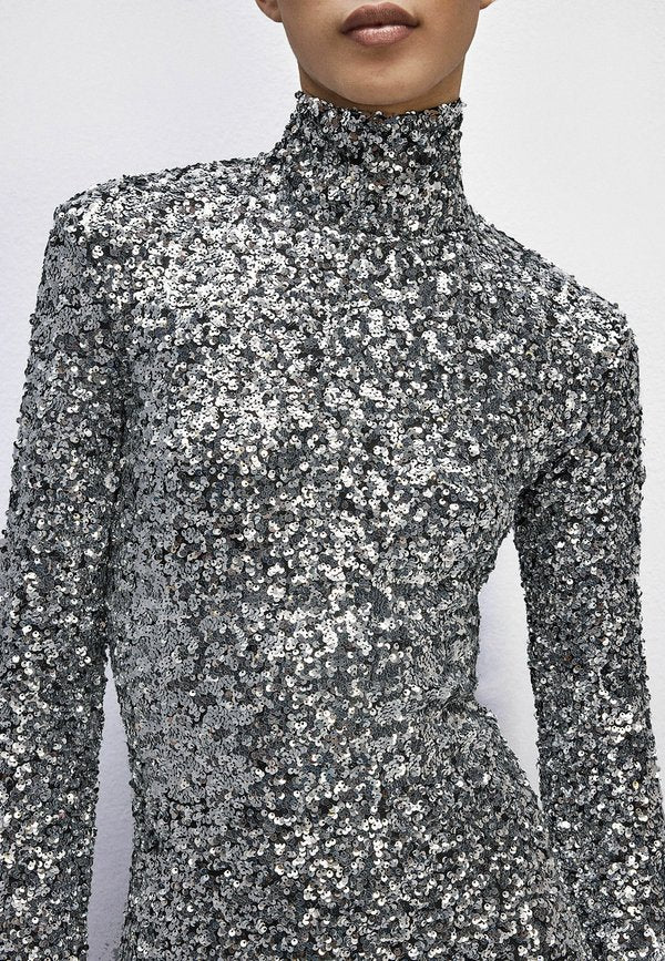 Patrizia Pepe TURTLENECK SEQUINED