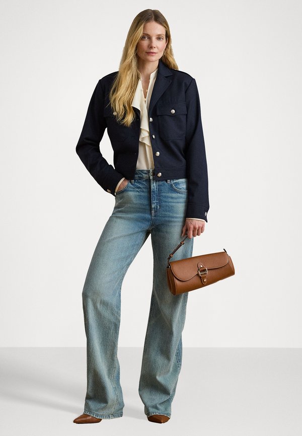 Lauren Ralph Lauren Petite CROPPED WOOL BLEND TWILL JACKET