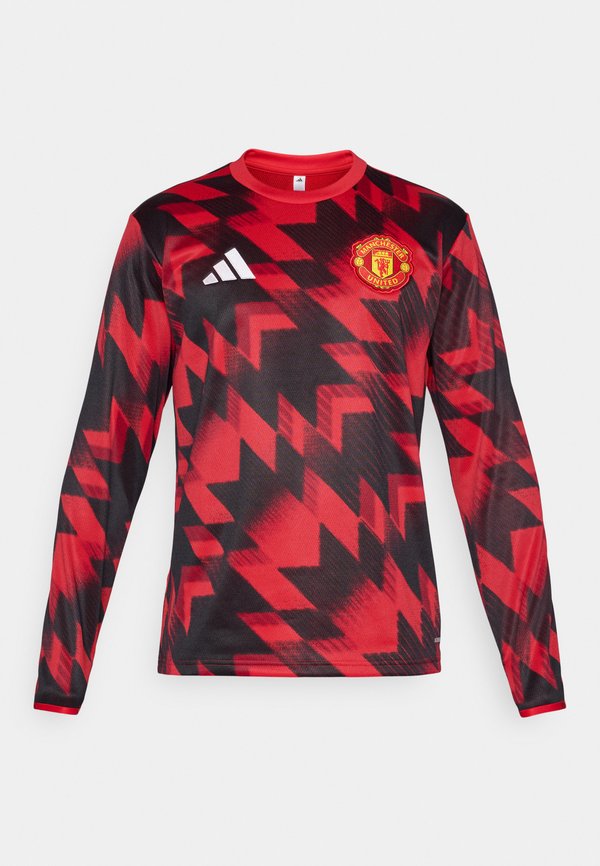 adidas Performance MANCHESTER UNITED 25/26 PRE MATCH WARM TOP - Club wear - red