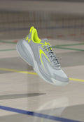 Under Armour LOCKDOWN 8 - Basketball shoes - mod gray/halo gray/high vis yellow