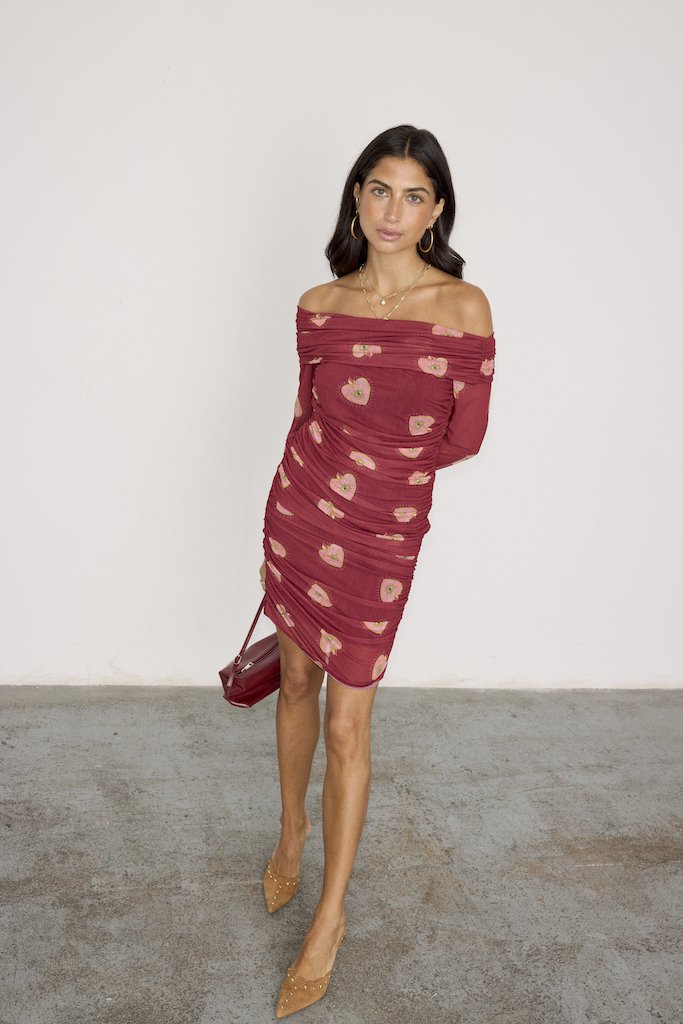 Never Fully Dressed HEART MINI DIAZ DRESS