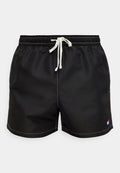 Tommy Hilfiger HERITAGE LOGO MID LENGTH  - Swimming shorts - black