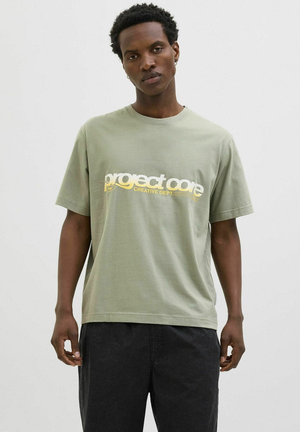 Jack & Jones Printed - Print T-shirt - shadow