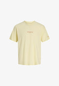Jack & Jones T- - Print T-shirt - pastel yellow