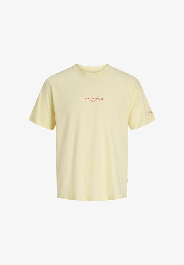 Jack & Jones T- - Print T-shirt - pastel yellow
