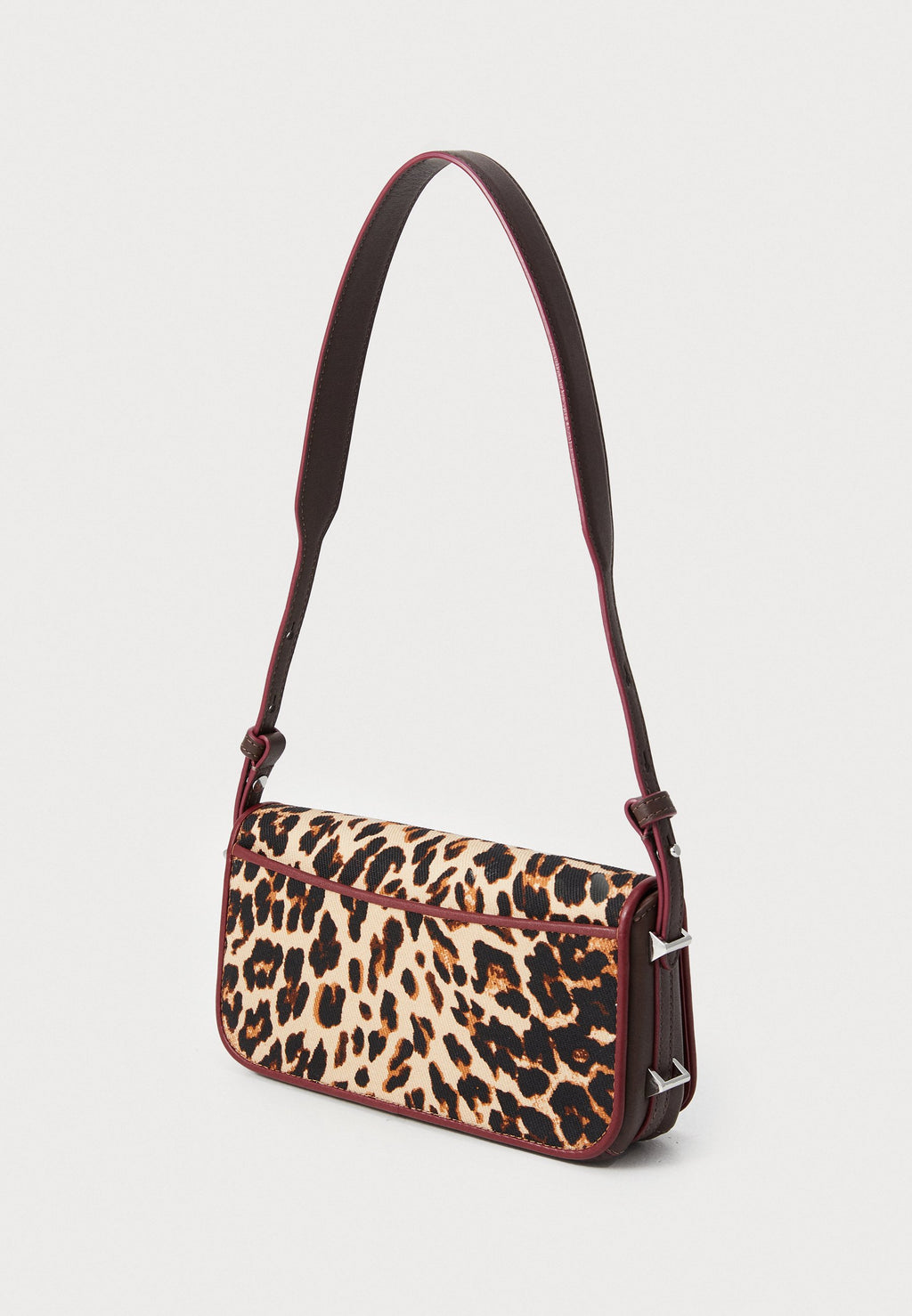 kate spade new york DOWNTOWN LEOPARD FABRIC SHOULDER BAG