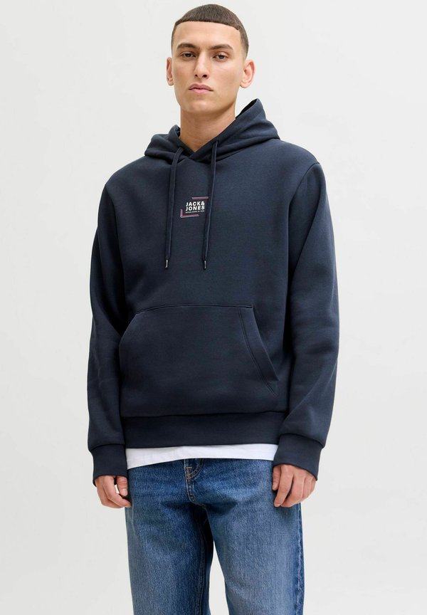 Jack & Jones Logo - Hoodie - navy blazer
