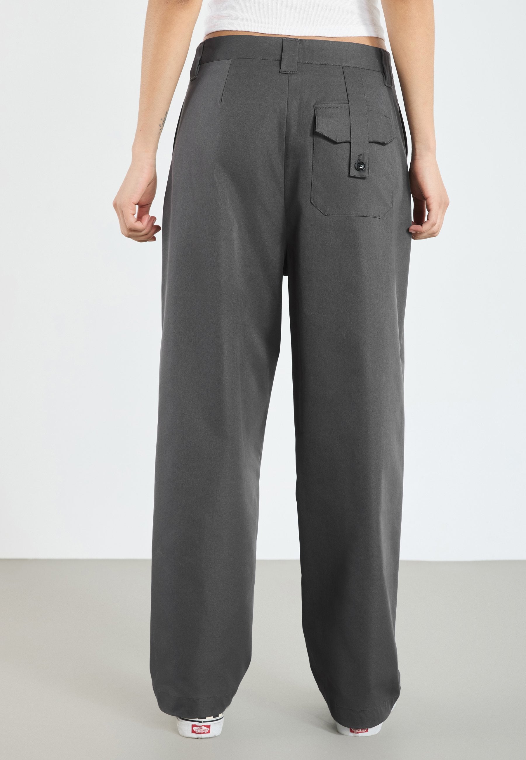 YOURTURN PLEATED CASUAL TROUSERS