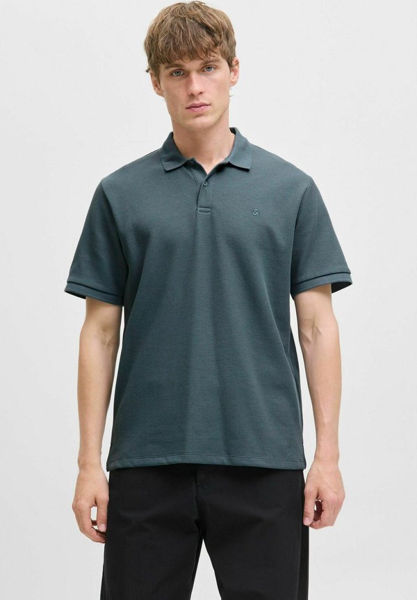 Jack & Jones JJEAUSTIN POLO SS NOOS - Polo shirt - stormy weather