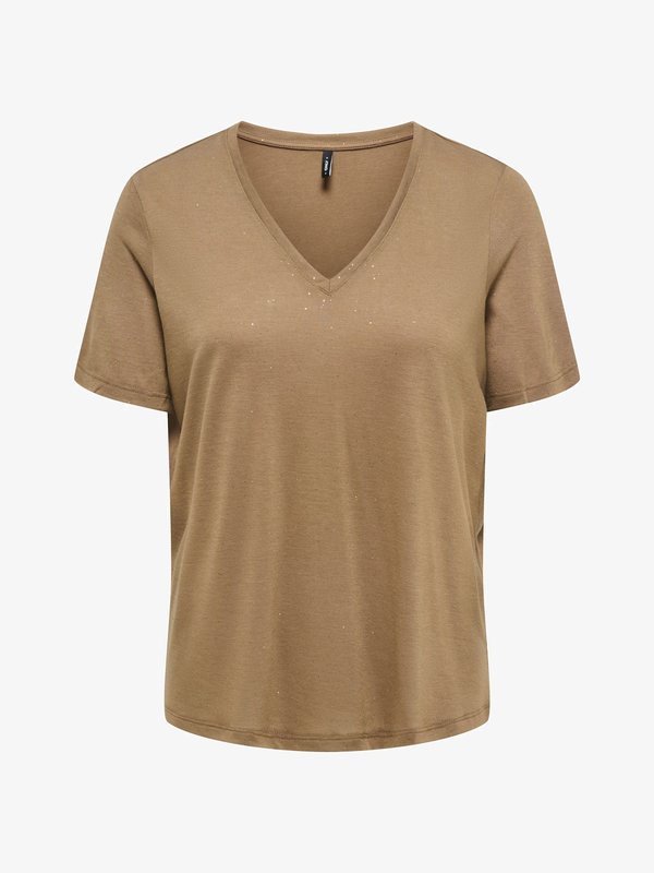 ONLY T-SHIRT ONLKIA T-SHIRT - Basic T-shirt - otter