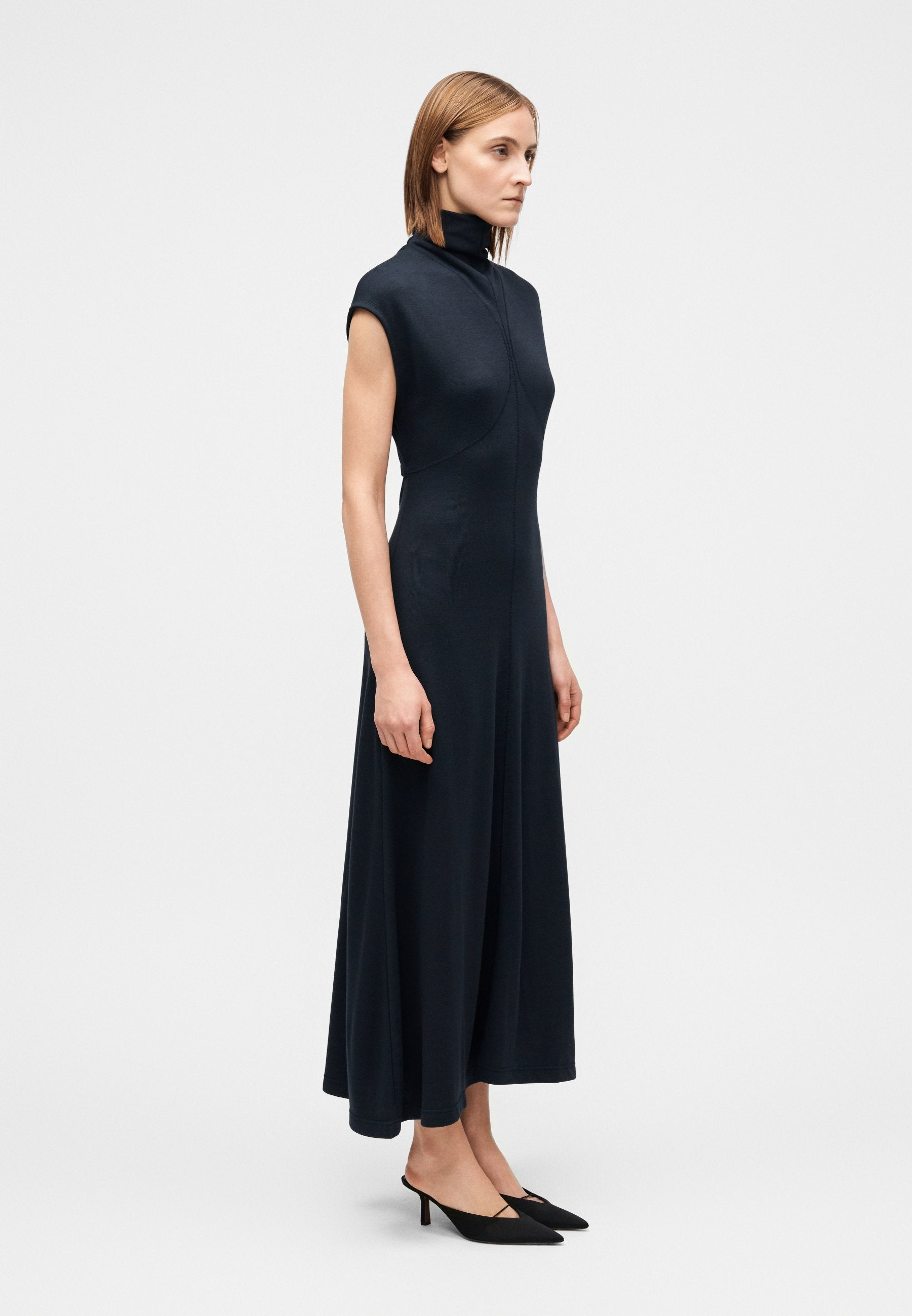 Proenza Schouler White Label BREA DRESS IN BRUSHED