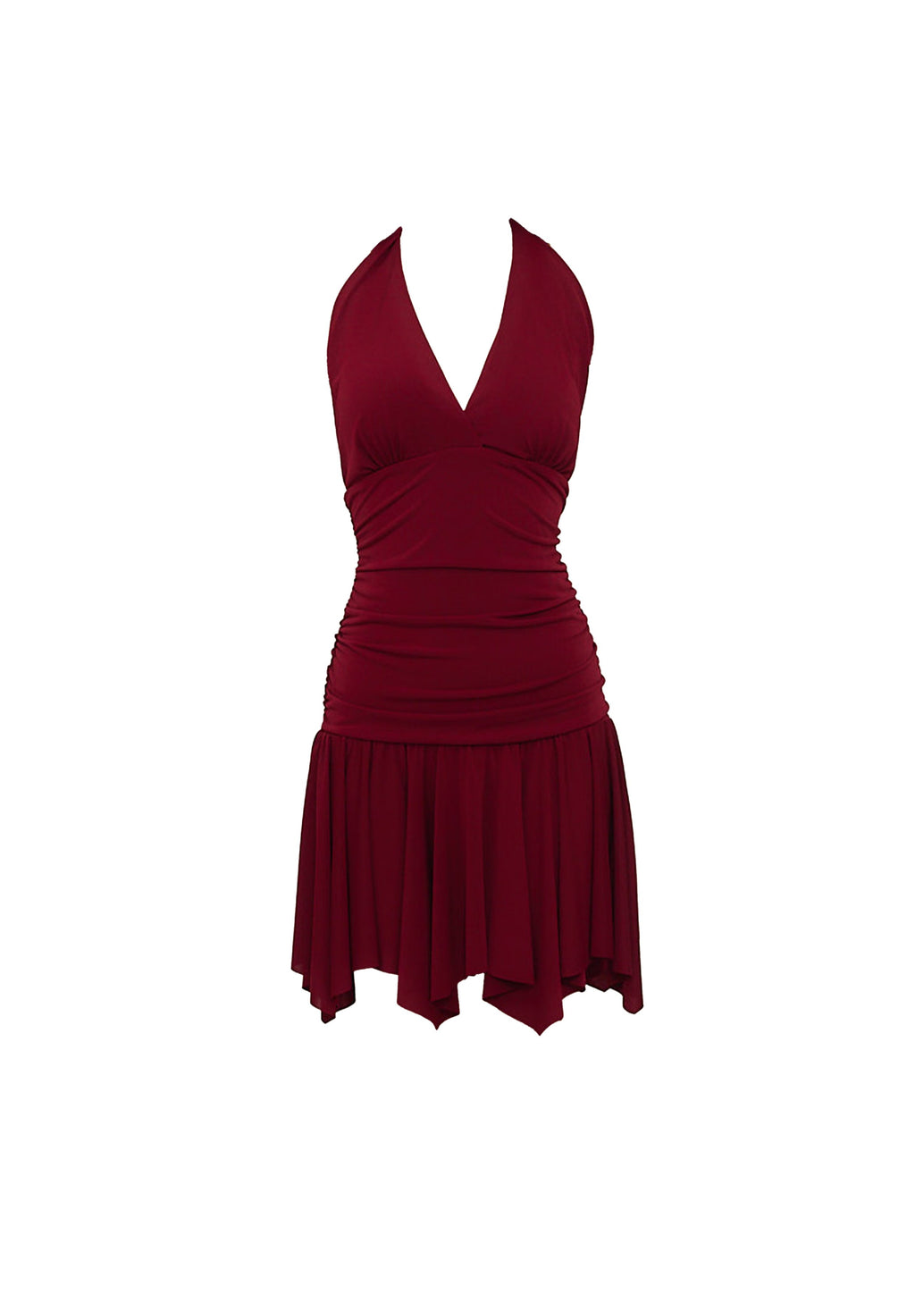 WAL G PETITE DOLLY HALTER NECK MINI