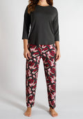 TOM TAILOR SET - Pyjama set - grau dunkel allover