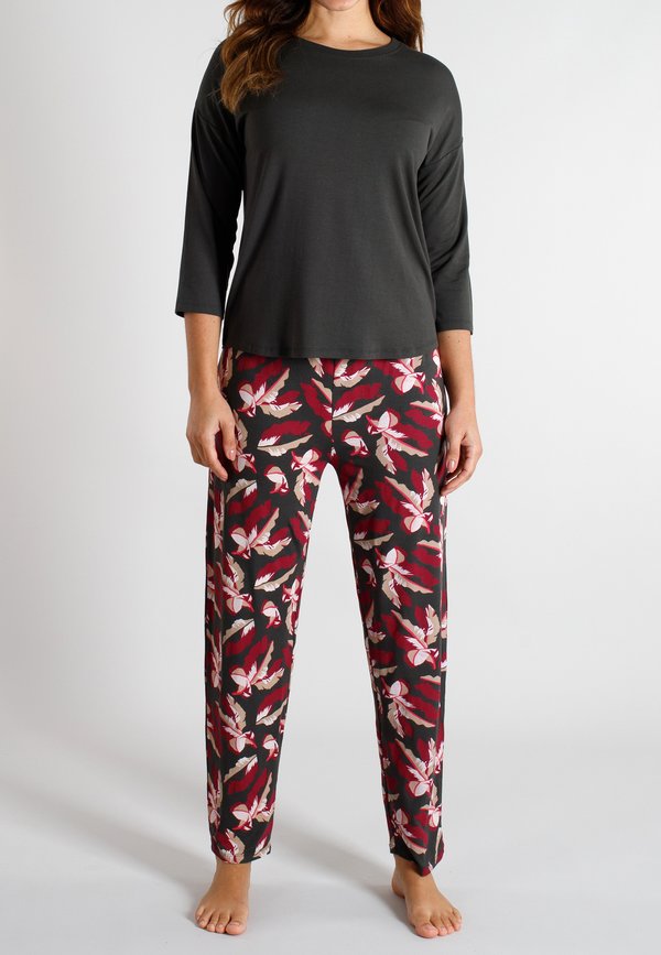 TOM TAILOR SET - Pyjama set - grau dunkel allover