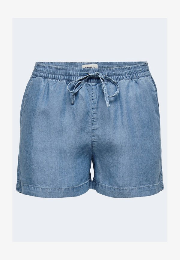 ONLY ONLPEMA  - Denim shorts - blue denim