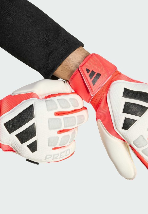 adidas Performance ADIDAS PERFORMANCE PREDATOR GOALKEEPER GLOVE MATCH FINGERSAVE UNISEX - Goalkeeping gloves - white lucid red black