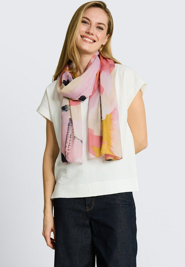 TOM TAILOR TOM TAILOR ACCESSOIRE SCHAL MIT BLUMENMUSTER - Scarf - abstract big flower scarf