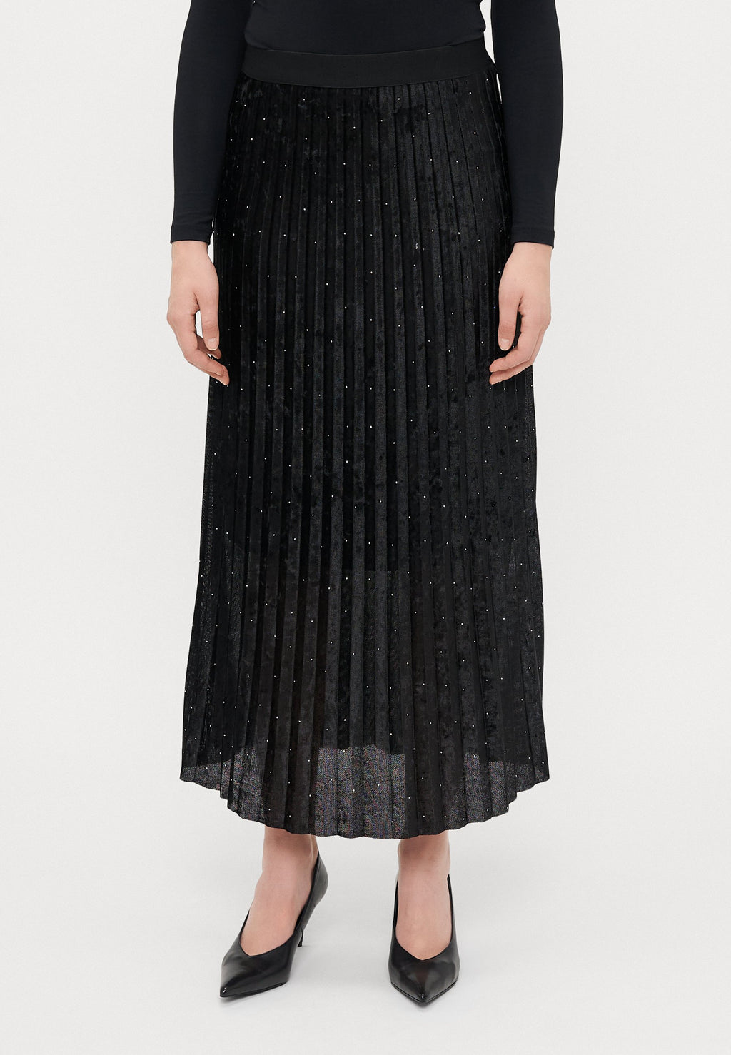 ONLDELIA LONG PLEATED STONE SKIRT  Media 3