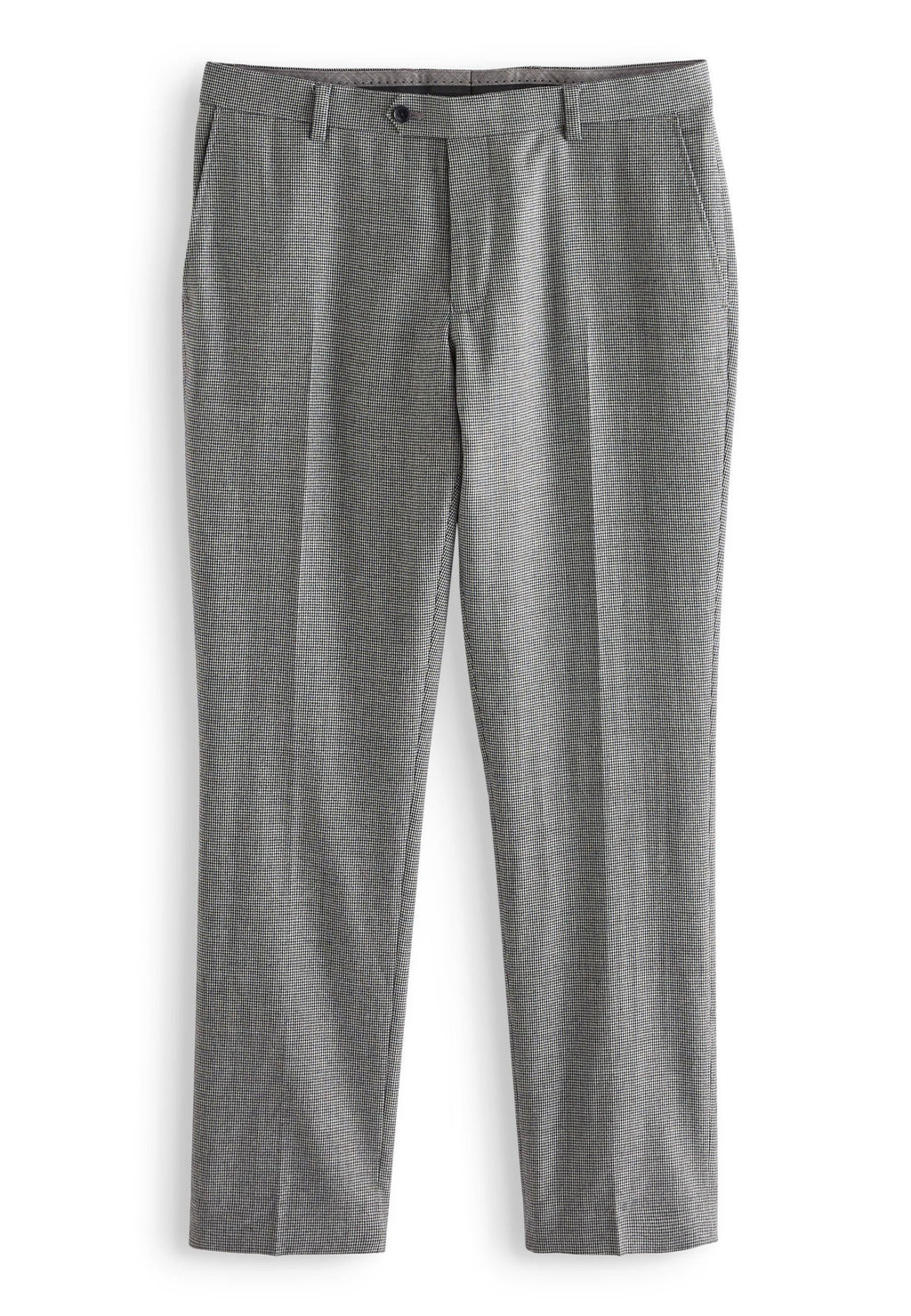 Next SLIM FIT SIGNATURE EMPIRE MILLS 100% WOOL PUPPYTOOTH SUIT: TROUSERS
