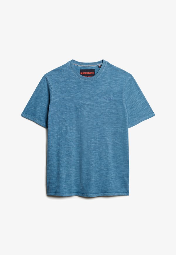 Superdry & Co OVER DYED - Basic T-shirt - moonlight blue