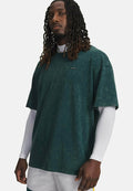 Under Armour HEAVYWEIGHT LOGO WASH - Basic T-shirt - arden green