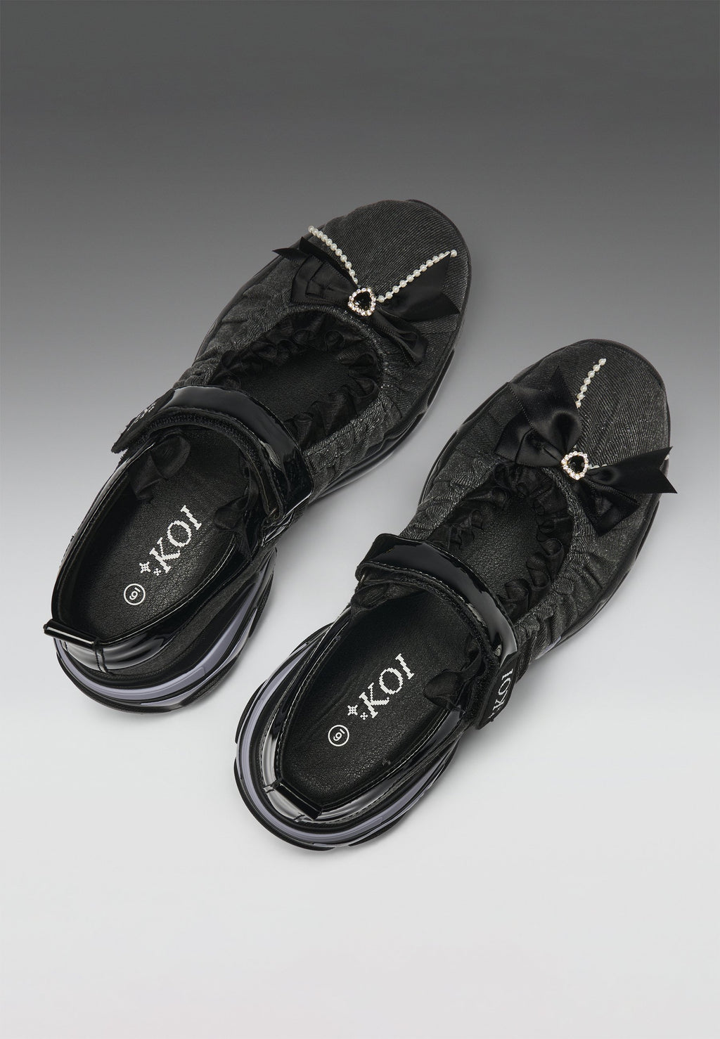 Koi Footwear STARLET RUFFLE BALLET MARY JANES