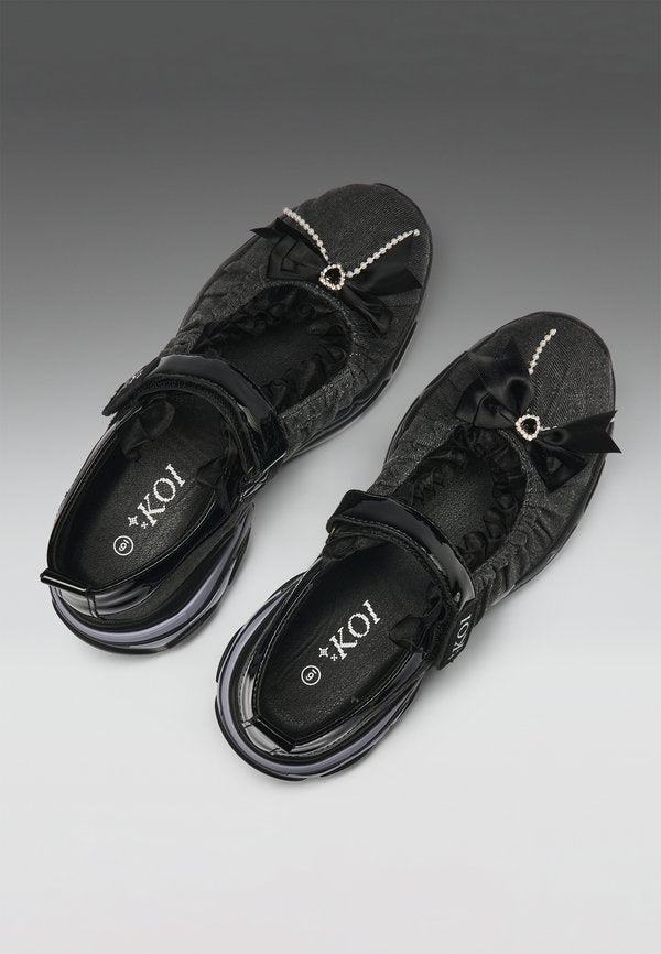 Koi Footwear STARLET RUFFLE BALLET MARY JANES