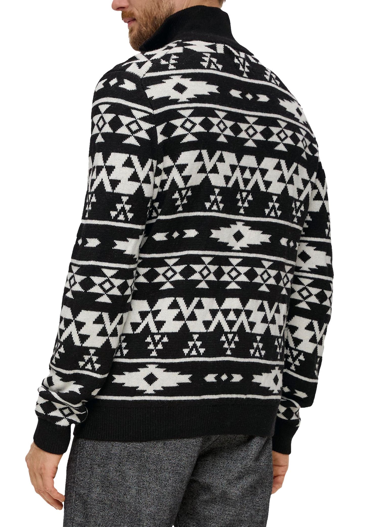 s.Oliver TROYER MIT JACQUARD-MUSTER