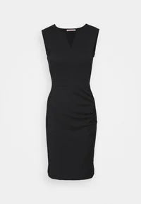 Anna Field SLEEVELESS HIGH V NECKLINE DRESS - Shift dress - black