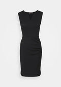 Anna Field SLEEVELESS HIGH V NECKLINE DRESS - Shift dress - black