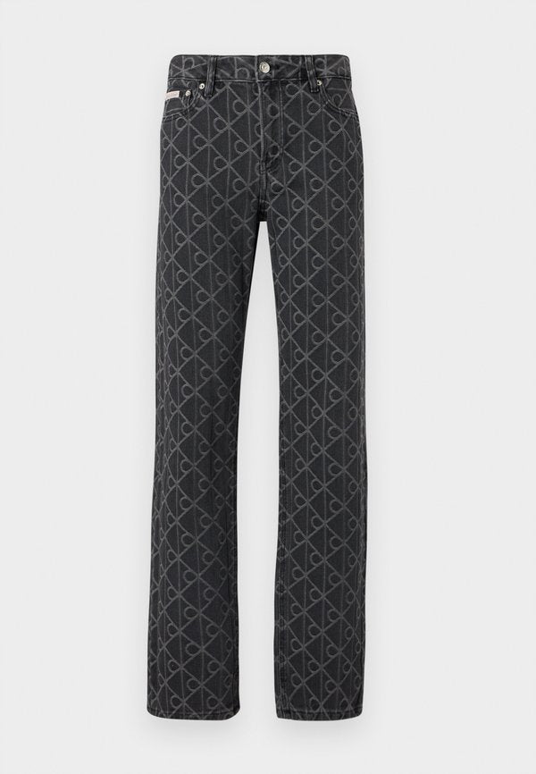 Calvin Klein Jeans SIGNATURE 90S BLACK - Straight leg jeans - black