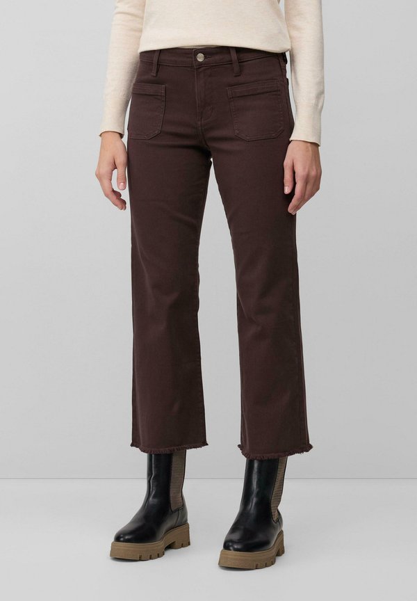 s.Oliver Wide Leg - dunkelbraun