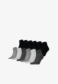 Puma UNISEX 12 PACK - Sneaker socks - schwarz grau