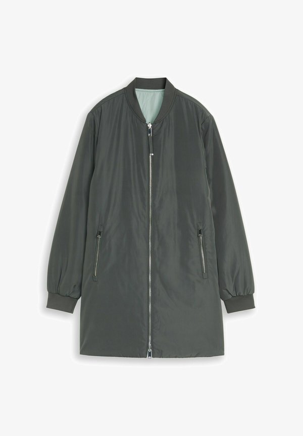 TOM TAILOR TOM TAILOR JACKEN 2-IN-1 WENDEJACKE MIT  BOMBERKRAGEN - Winter coat - darkest olive