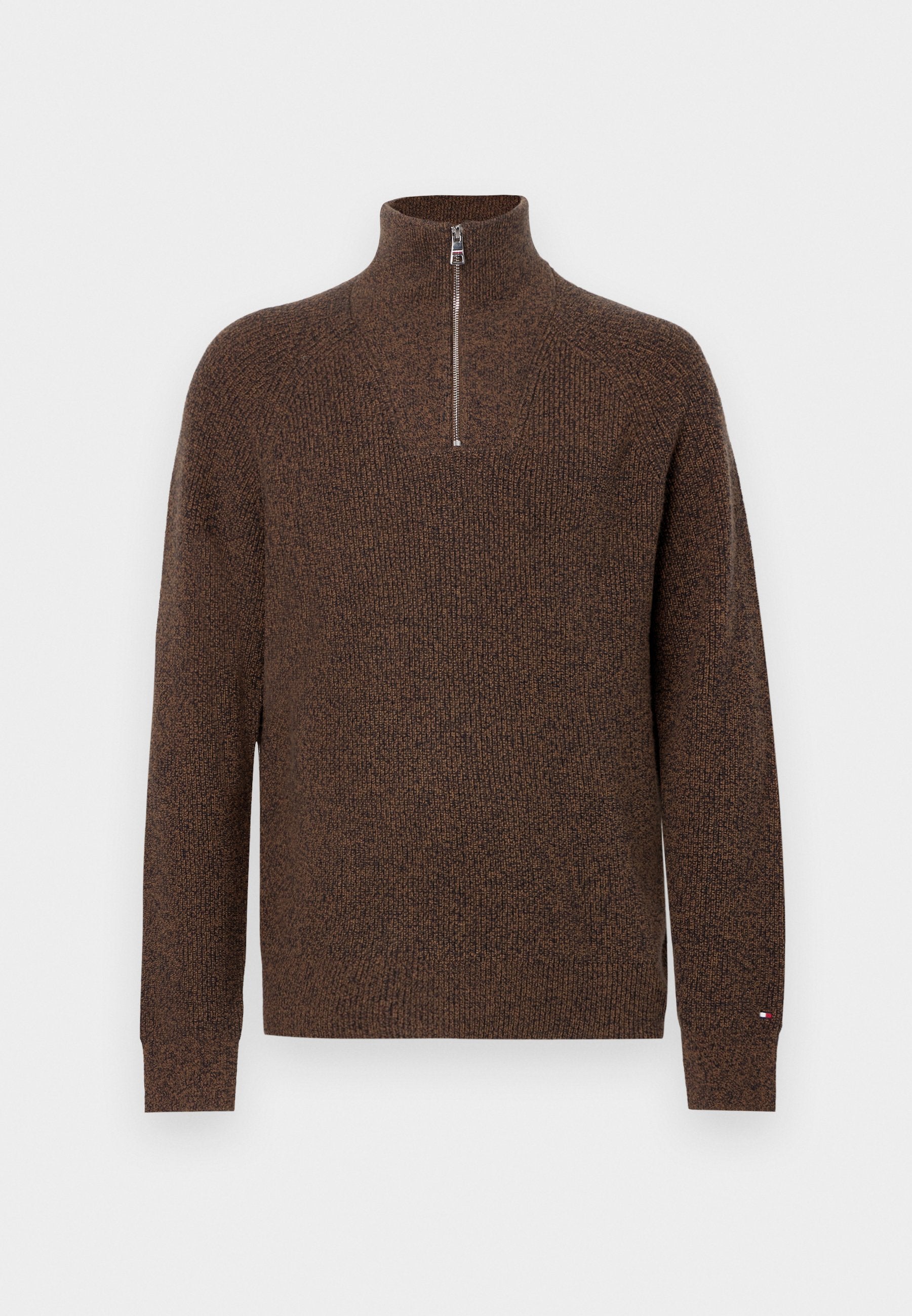 FISHERMAN RIB-KNIT RELAXED JUMPER WITH WOOL Media 1