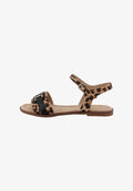 TOM TAILOR FLAT - Sandals - sand multi