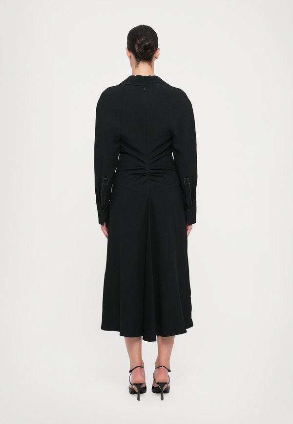 Victoria Beckham LONG SLEEVE COLLAR MIDI
