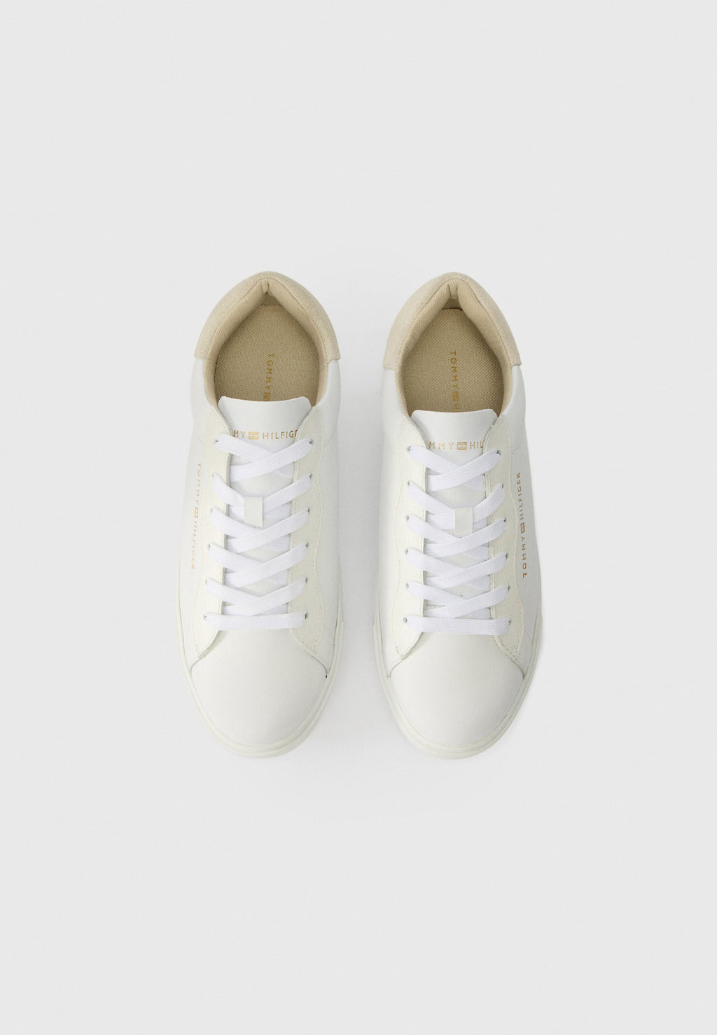 LEATHER CUPSOLE PLATFORM TRAINERS Media 4