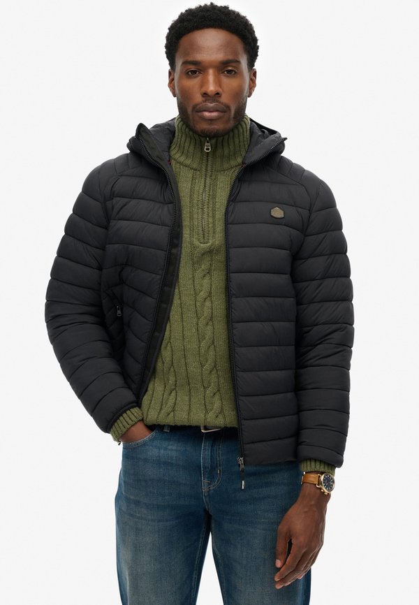 Superdry & Co HOODED  - Winter jacket - black