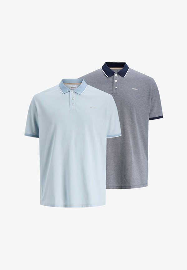 Jack & Jones Plus Size 2-pack - Polo shirt - ashley blue