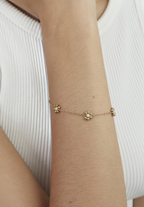 s.Oliver FLOWER - Bracelet - gold-coloured
