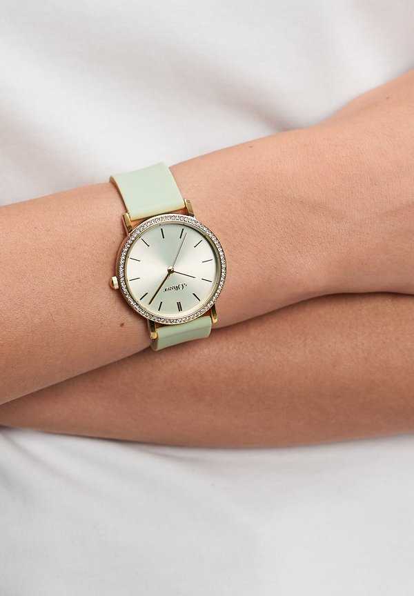 s.Oliver MODERN SHINE - Watch - grün