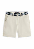 BAGGY CHINO BELTED SHORT Media 1