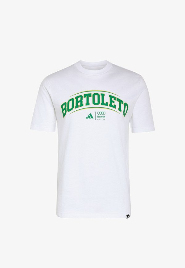 adidas Performance AUDI REVOLUT F1 TEAM GABRIEL BORTOLETO GRAPHIC III TEE - Print T-shirt - white   green