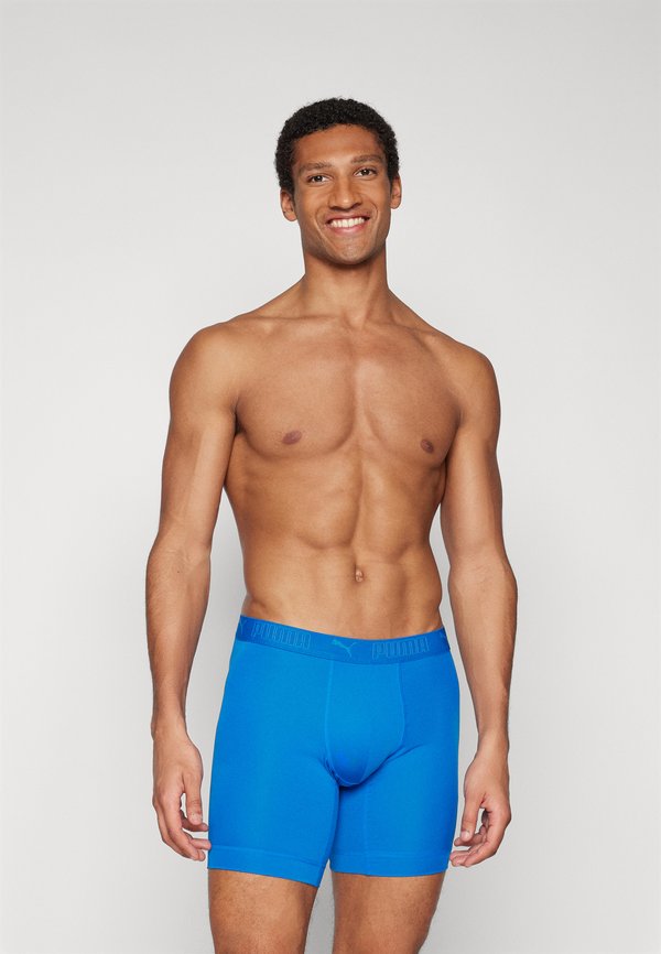 Puma MEN SPORT LONG 2 PACK - Boxer briefs - blau