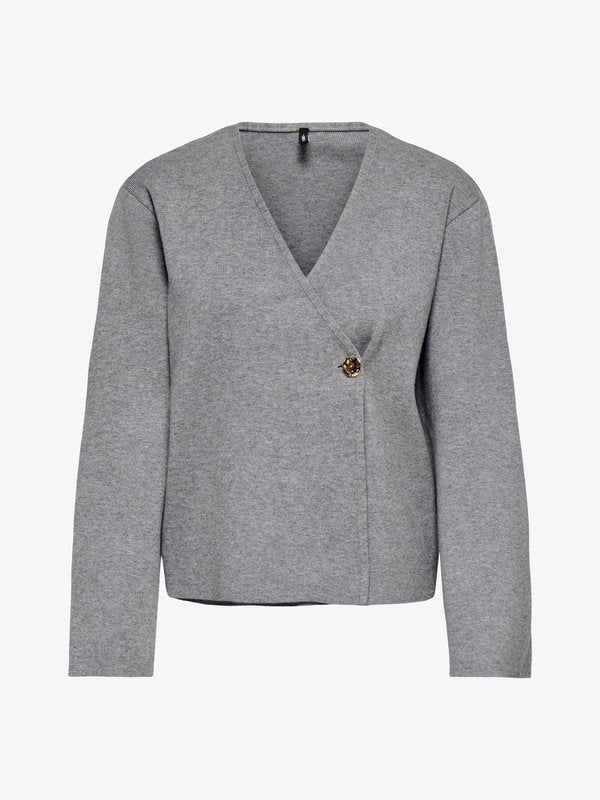 ONLY ONLJING - Cardigan - medium grey melange