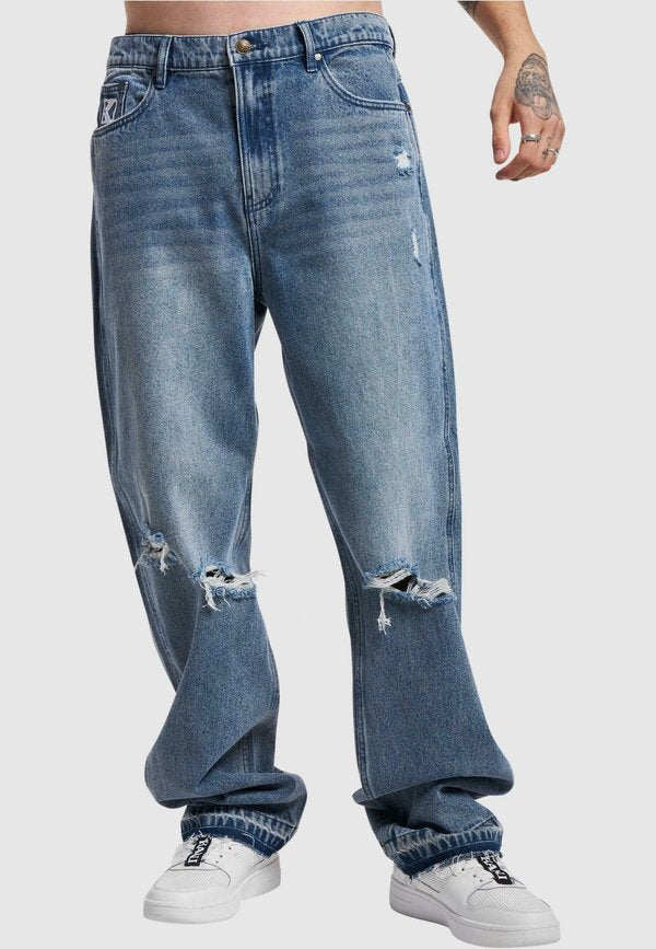 Karl Kani OG DISTRESSED GY FIVE POCKET DENIM