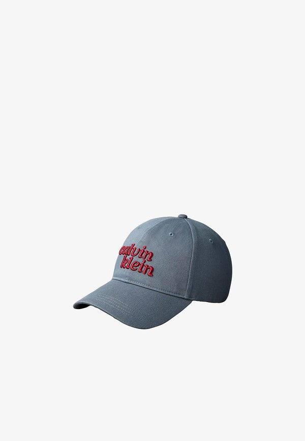 Calvin Klein CALVIN KLEIN 1989 EMBROIDERED CK LOGO CAP - Cap - dark slate